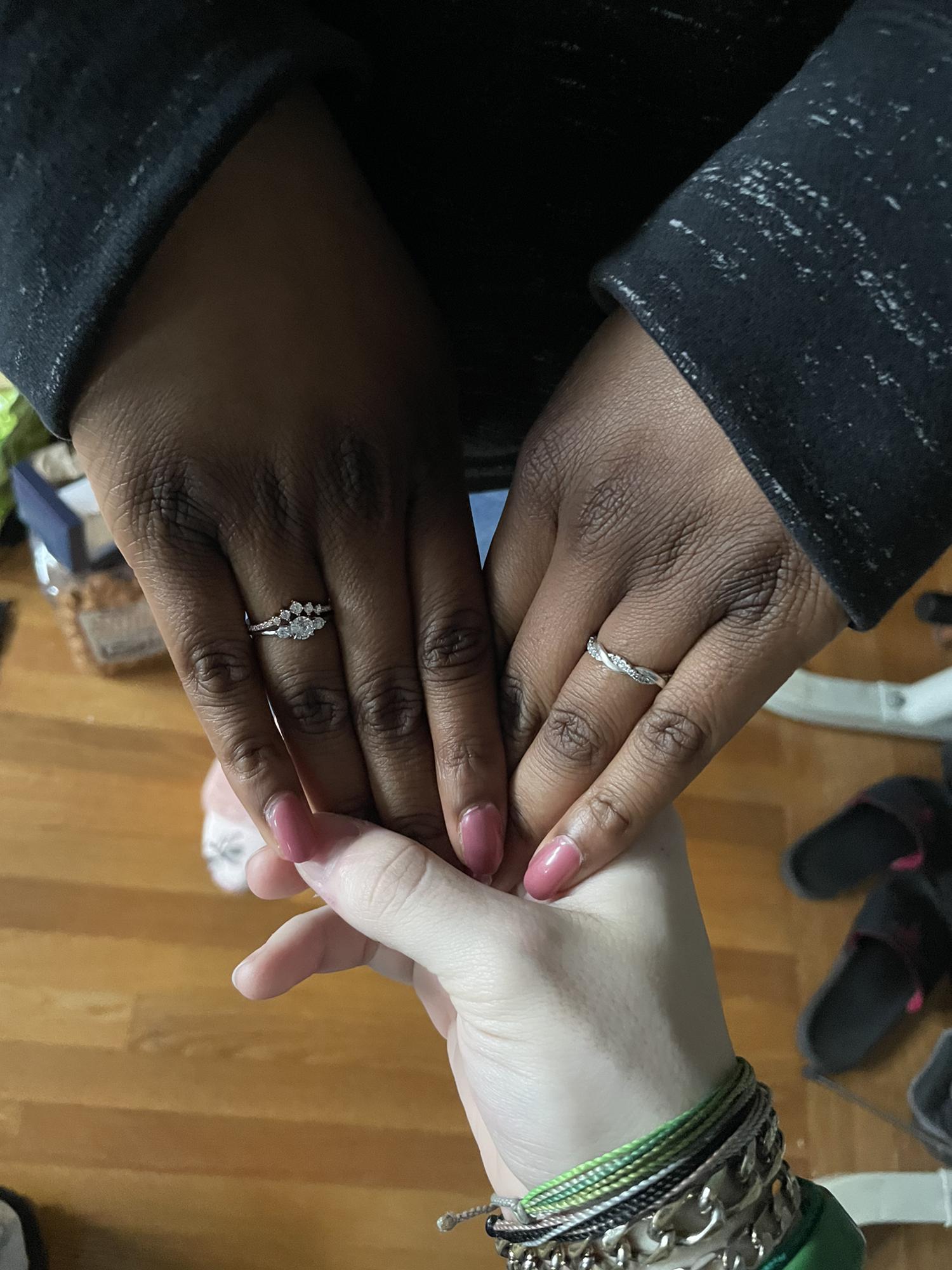 Gunner gave me two promise rings to symbolize his commitment to me and our relationship and our continued progression towards our marriage. We are so glad to see our hopes and prayers come true!