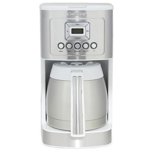 Cuisinart DCC-3400W 12-Cup Programmable Coffeemaker with Thermal Carafe, White