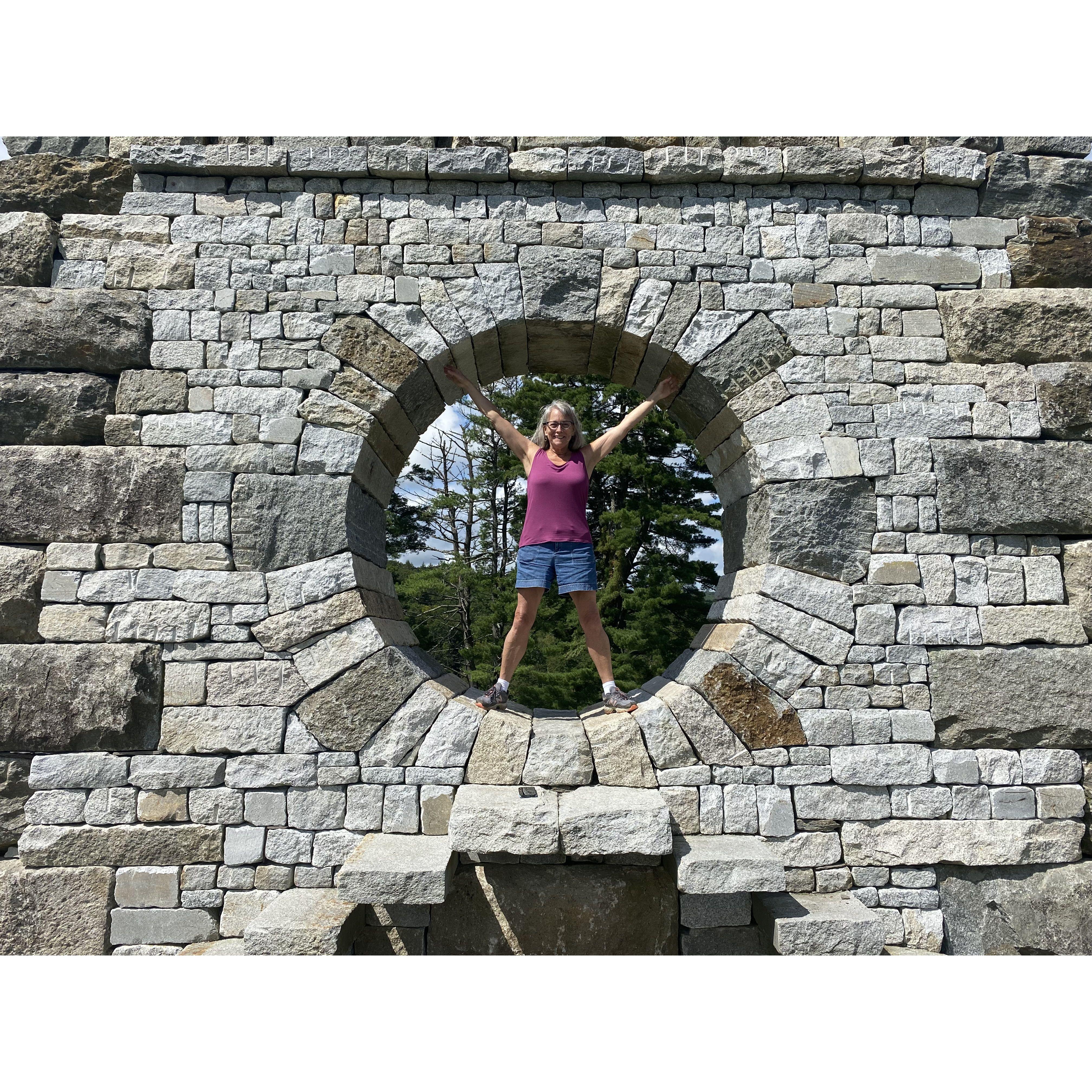 Cindy inside Moongate