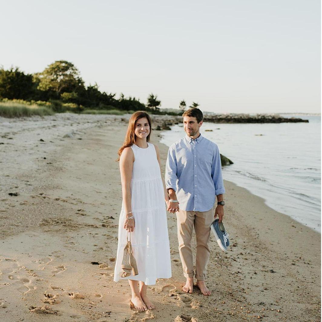 Engagement photos in Nonquitt (August 2021)