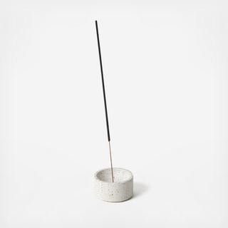 Terrazzo Round Concrete Incense Holder