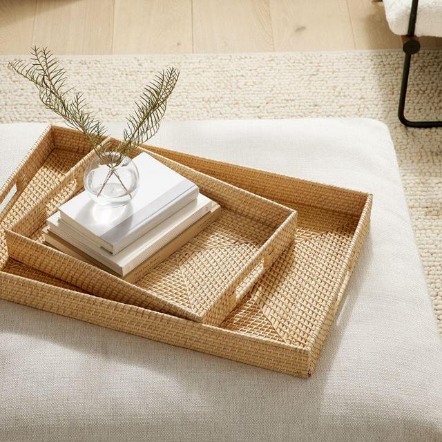 Merida Rattan Trays - Rectangle (Small)