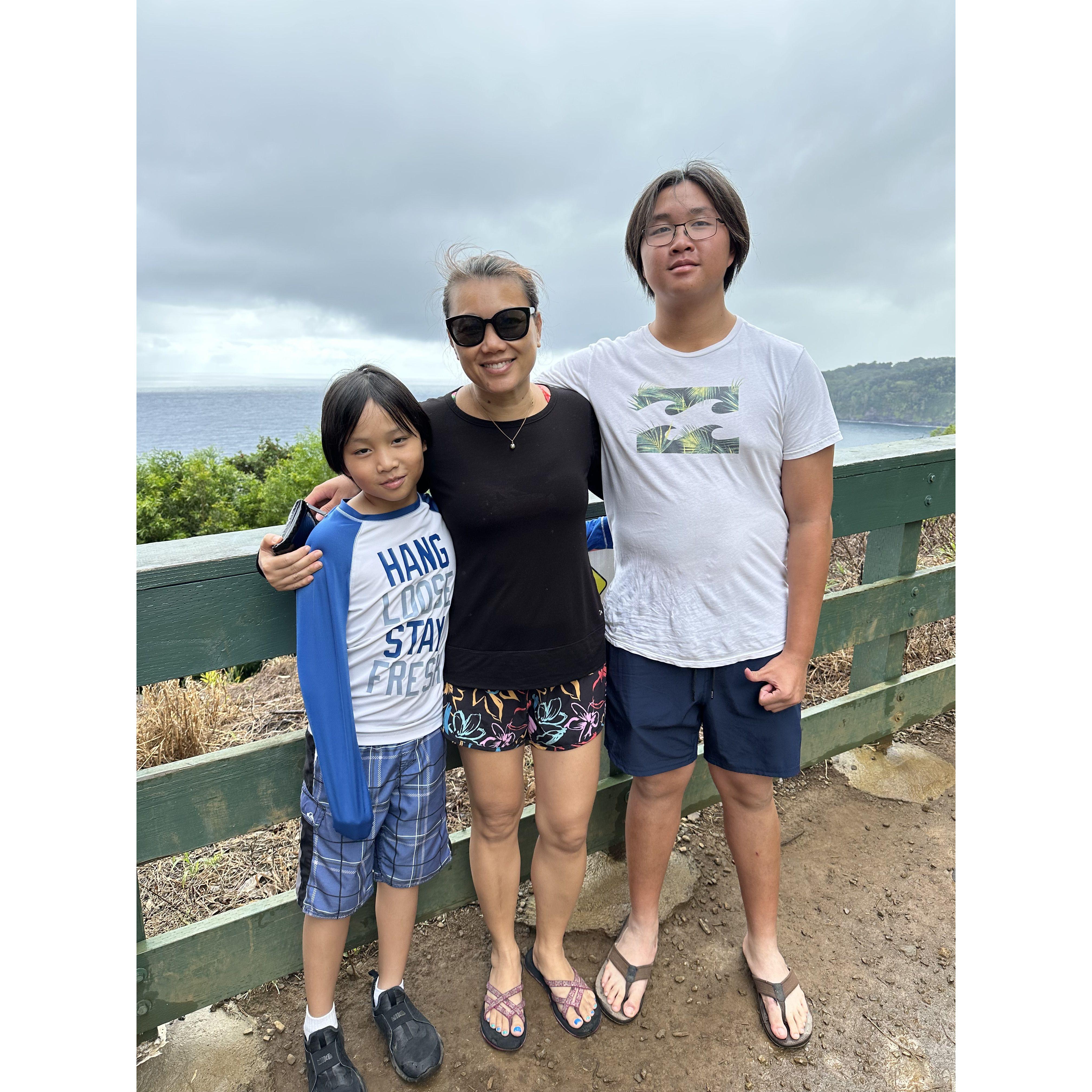Nephews in Maui