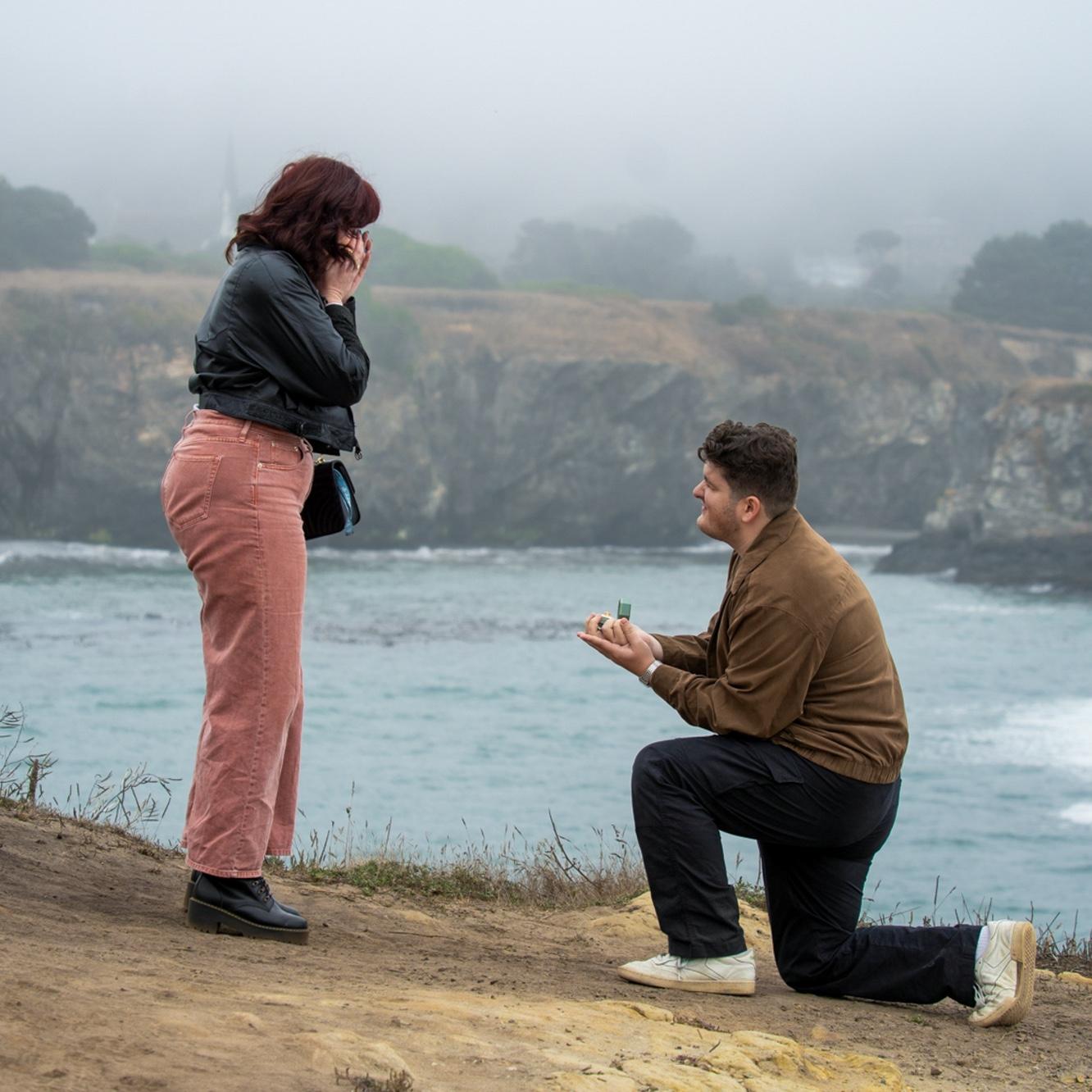 Our engagement in Mendocino, CA!