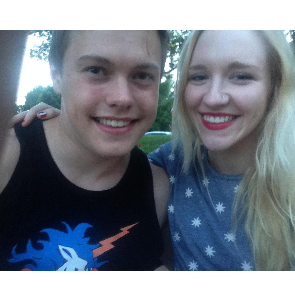This was at our first 4th of July together!