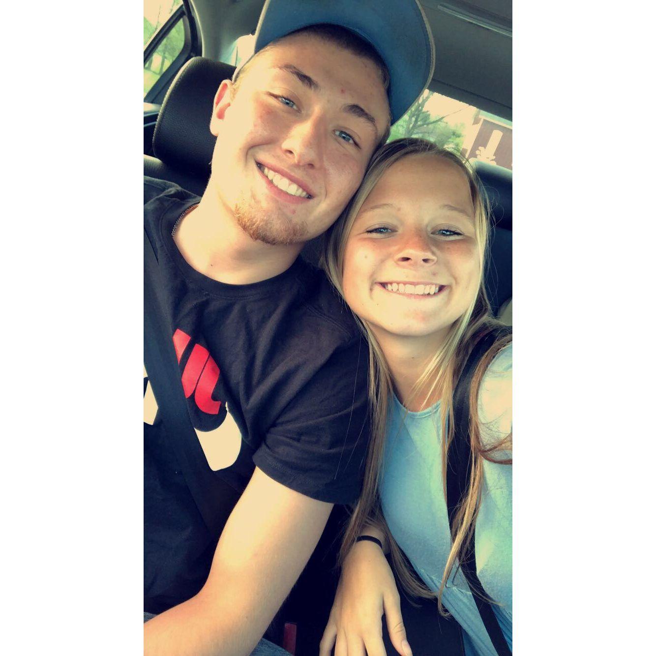 Our first picture together in 2017!