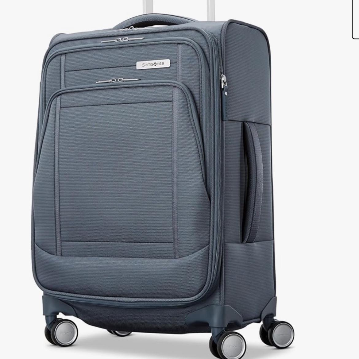 Samsonite UpLIFT Lightweight Softside Carry-On Luggage with Spinner Wheels - Expandable - Airline-Approved, Polyester Soft Suitcase for Ultra Light Travel - Elemental Blue