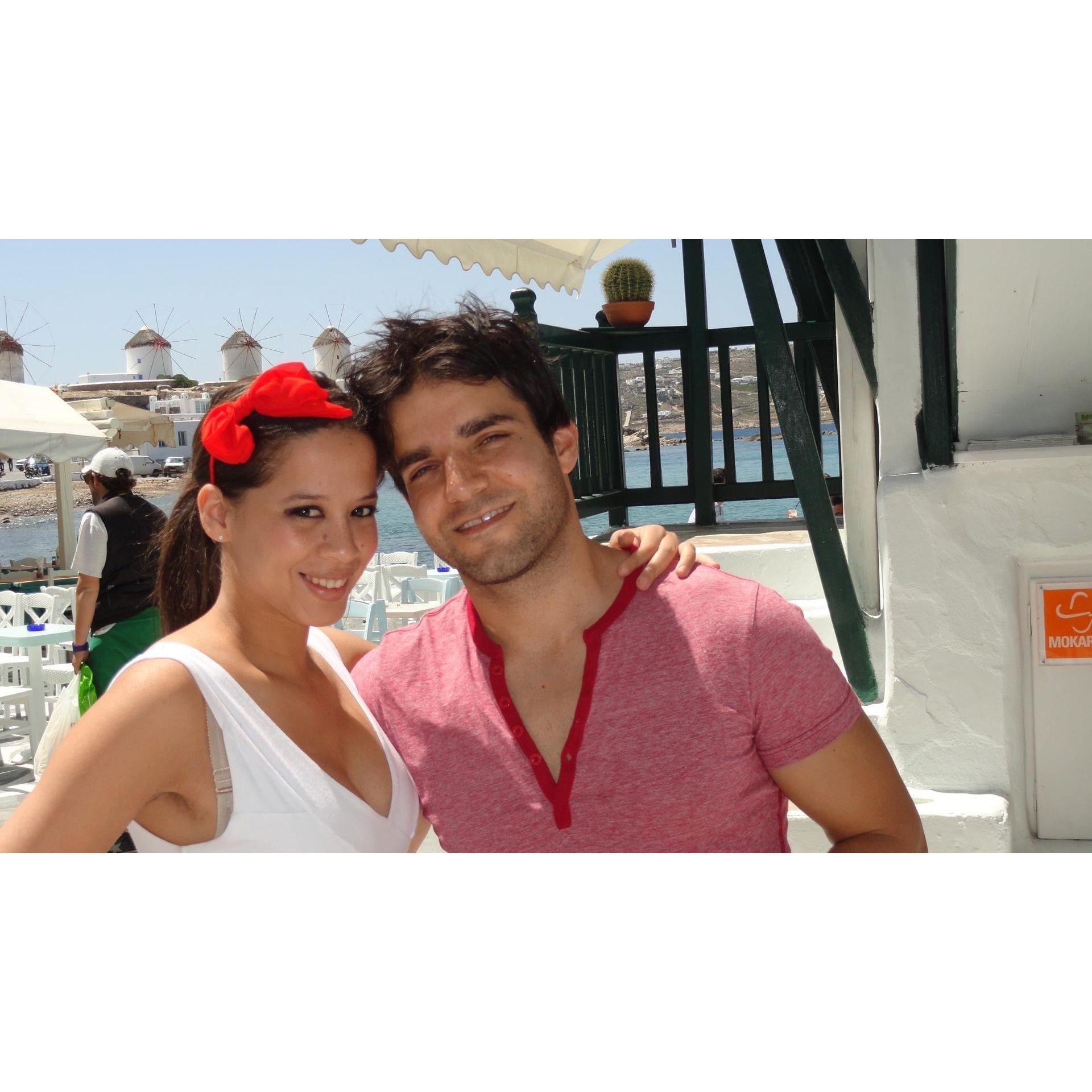 Mykonos Greece in 2012