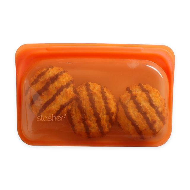 Stasher Reusable 9.9 oz. Silicone Food Storage Bag in Citrus