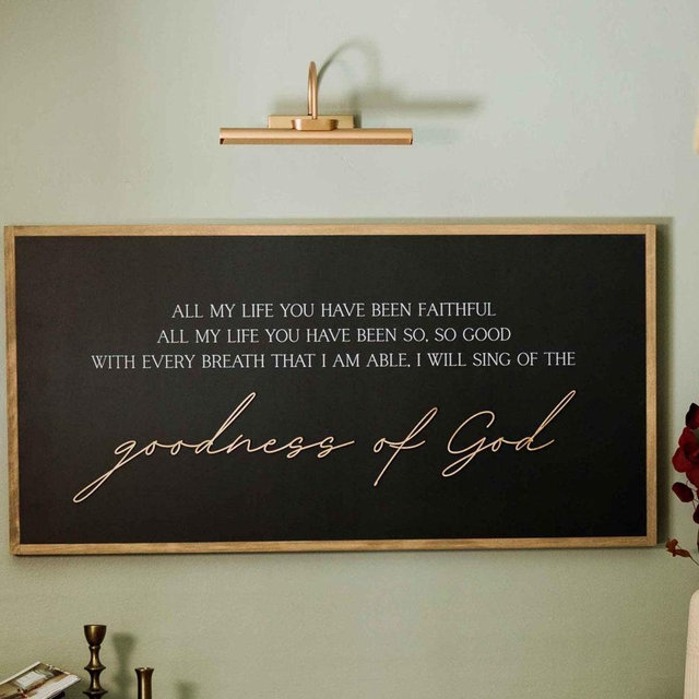 Goodness of God Wooden Wall Art Sign