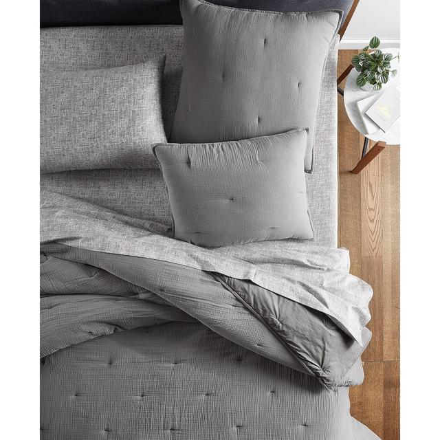 Oake Textured Gauze Quilt, Full/Queen, Created for Macy's