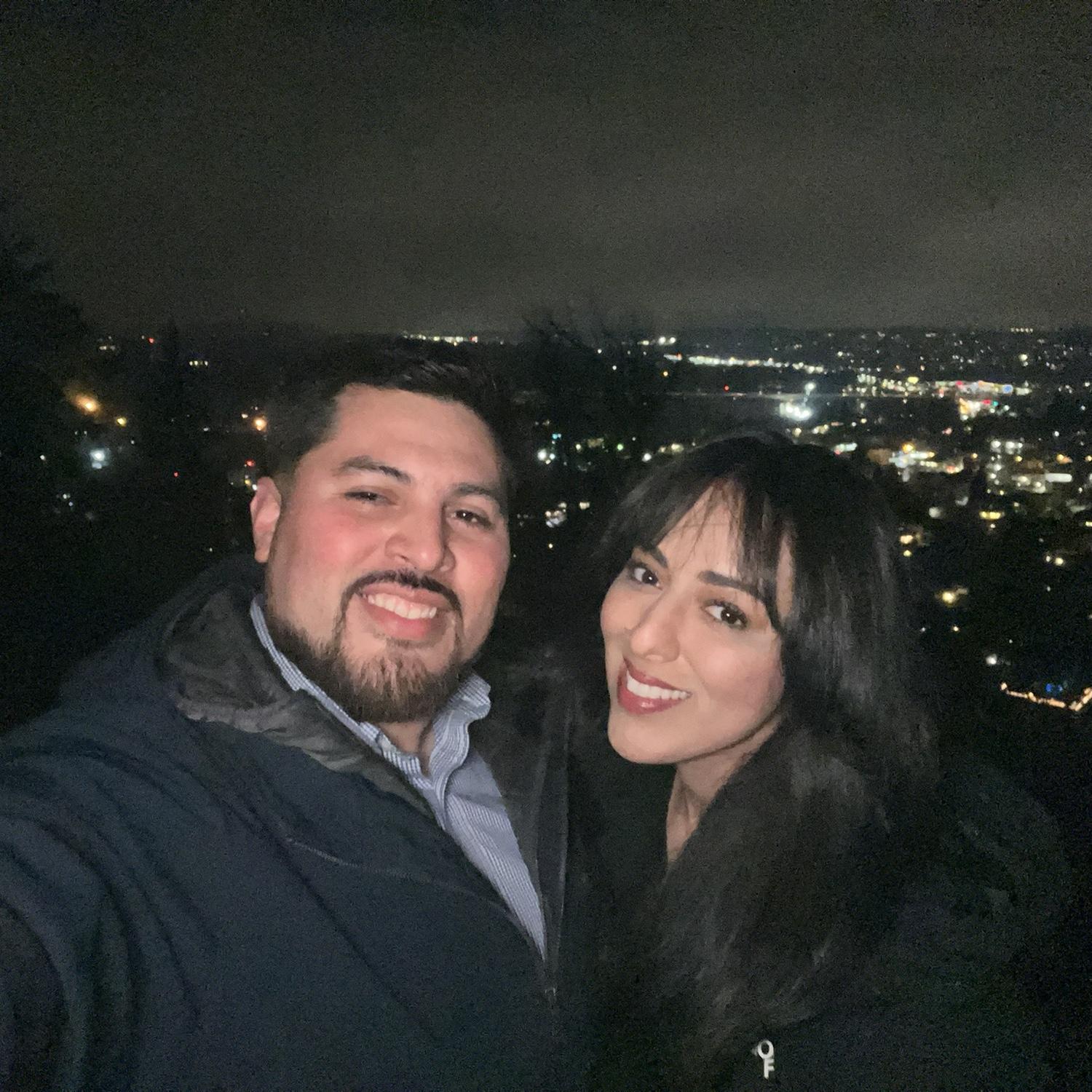 Luis came to Happy Valley to see my new haircut and celebrate Día de la Virgen de Guadalupe with me on December 12.