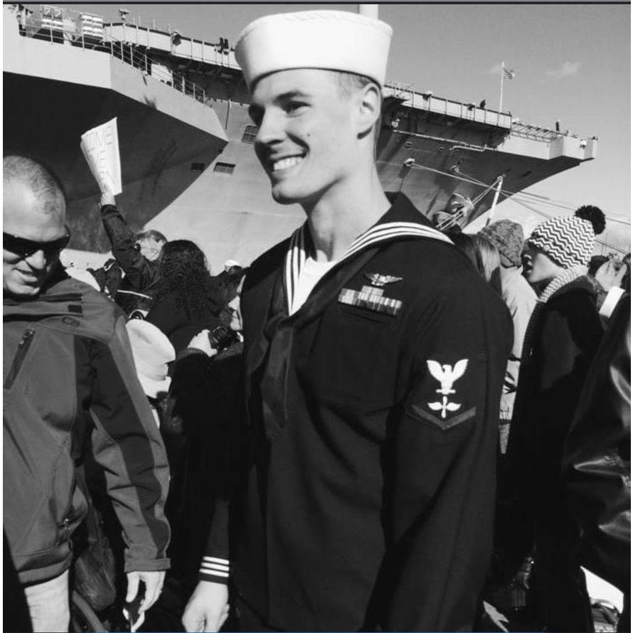 Ricky coming back from his first deployment