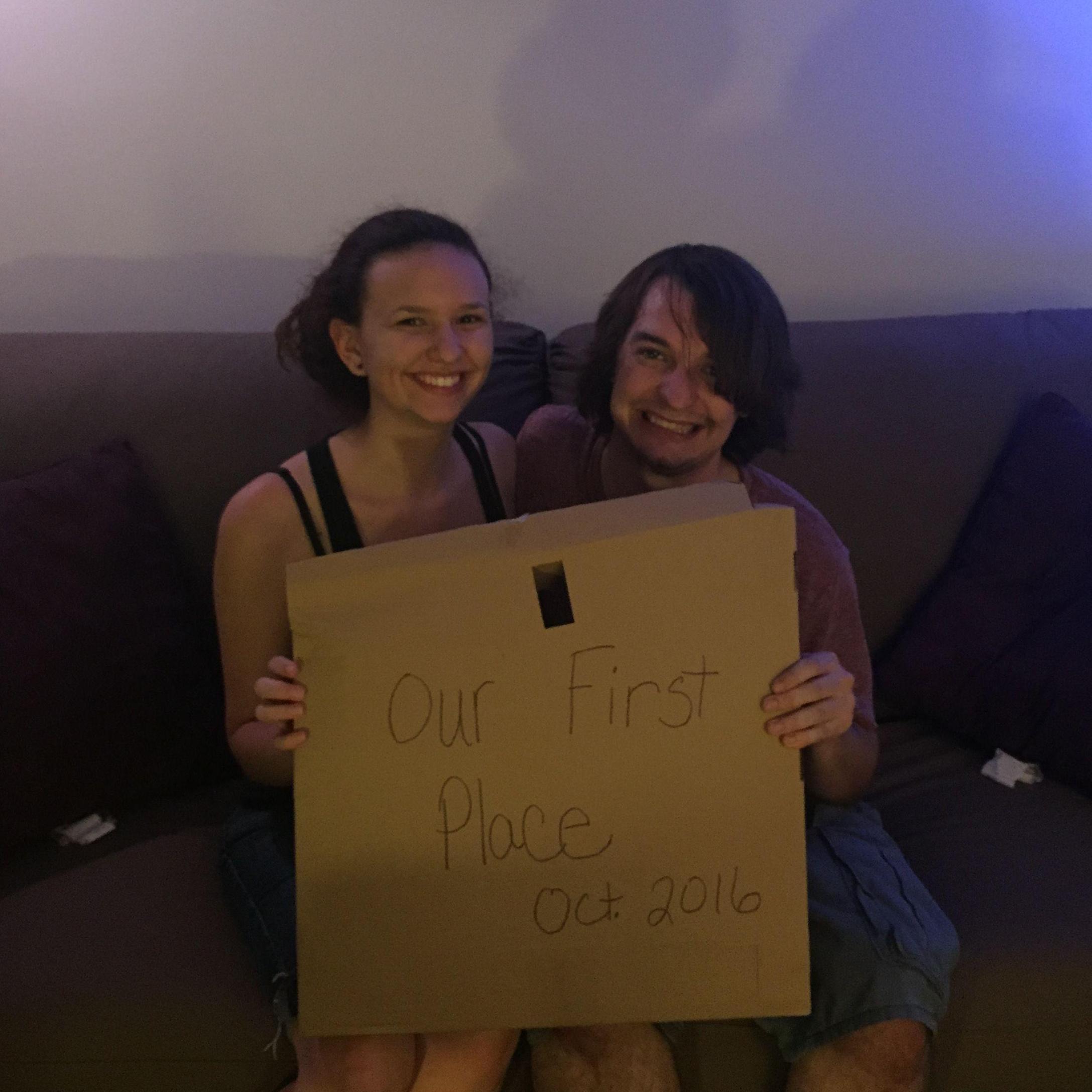 Moving in to our first place together in Los Angeles! Oct 2016