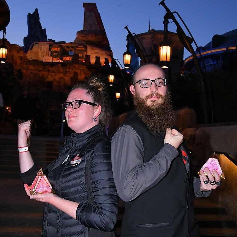 Us enjoying the new Star Wars land at Disney