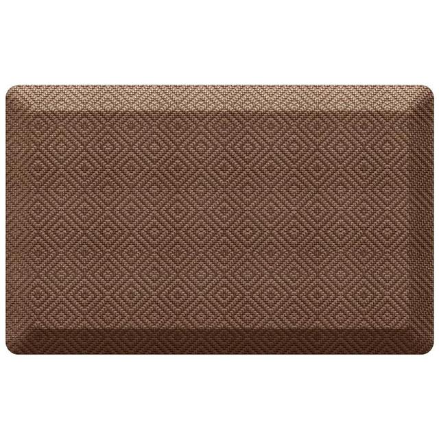 Ophanie Kitchen Mats for Floor, 9/10 Inch Thick Kitchen Rugs, Anti Fatigue Standing Cushioned Mat, Waterproof,Comfort Ergonomic Mat for Office, Home, Sink, 20''x32'' Brown Non-Slip Bottom