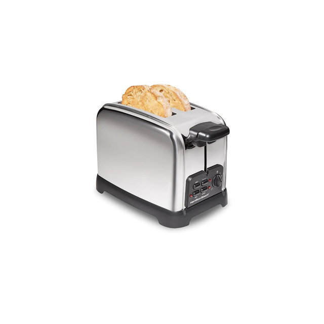 Hamilton Beach® Classic 2 Slice Toaster with Sure-Toast Technology Auto Boost to Lift Smaller Breads