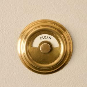 antiuqe brass dishwasher marker