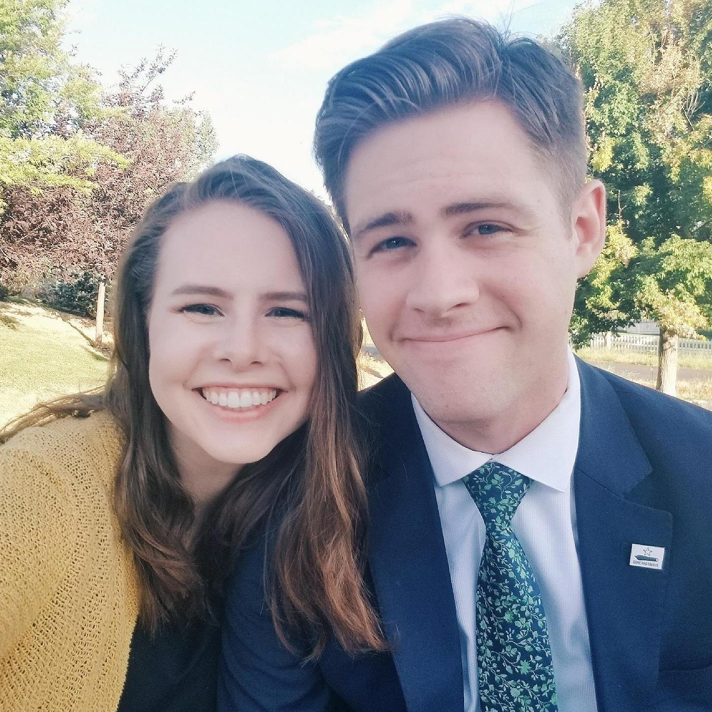 July 30, 2019 - First picture together as a couple at a friend's reception