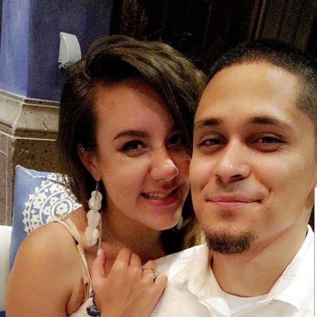 This was the night we both fell in love with each other. It was actually at a family friend's wedding!