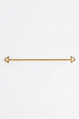 Equestrian Brass Towel Bar