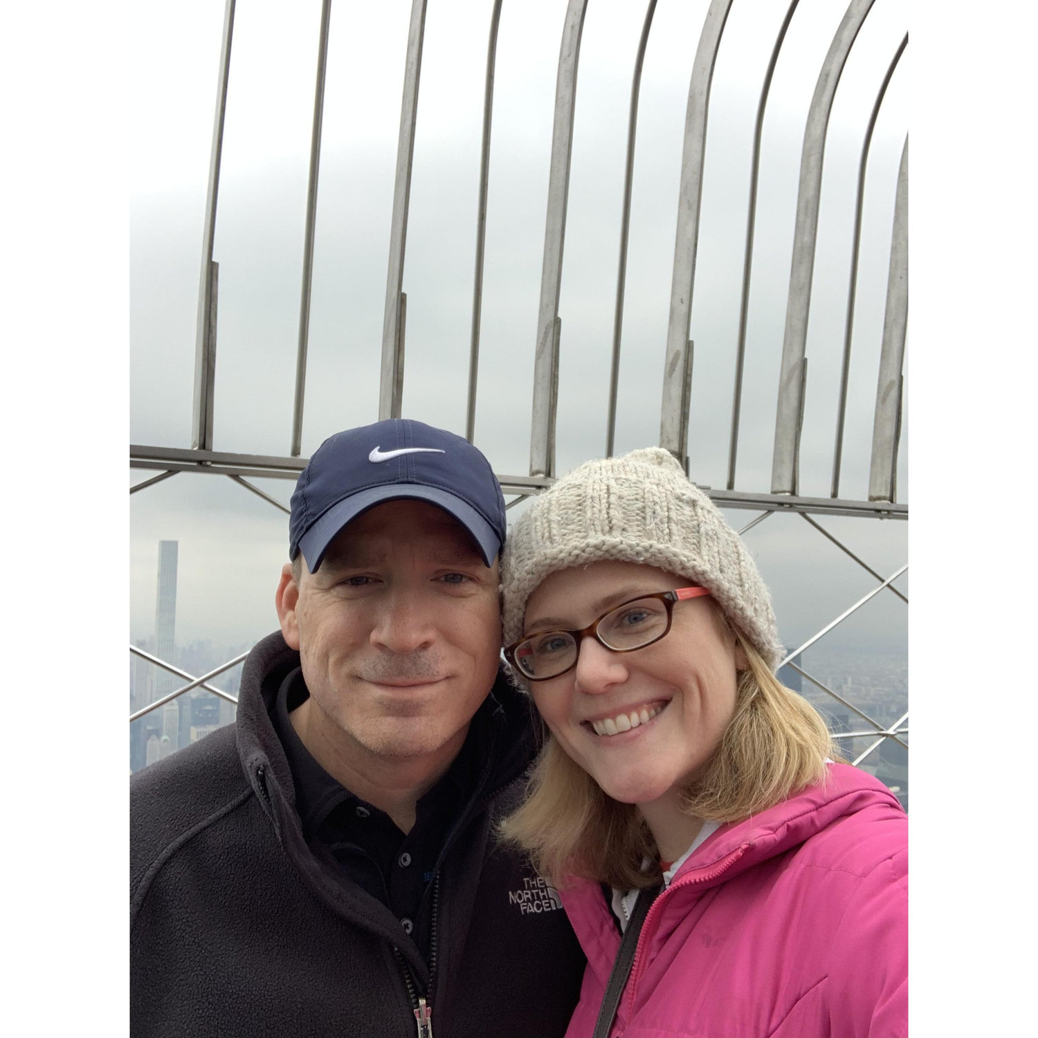 On top of the Empire State Building