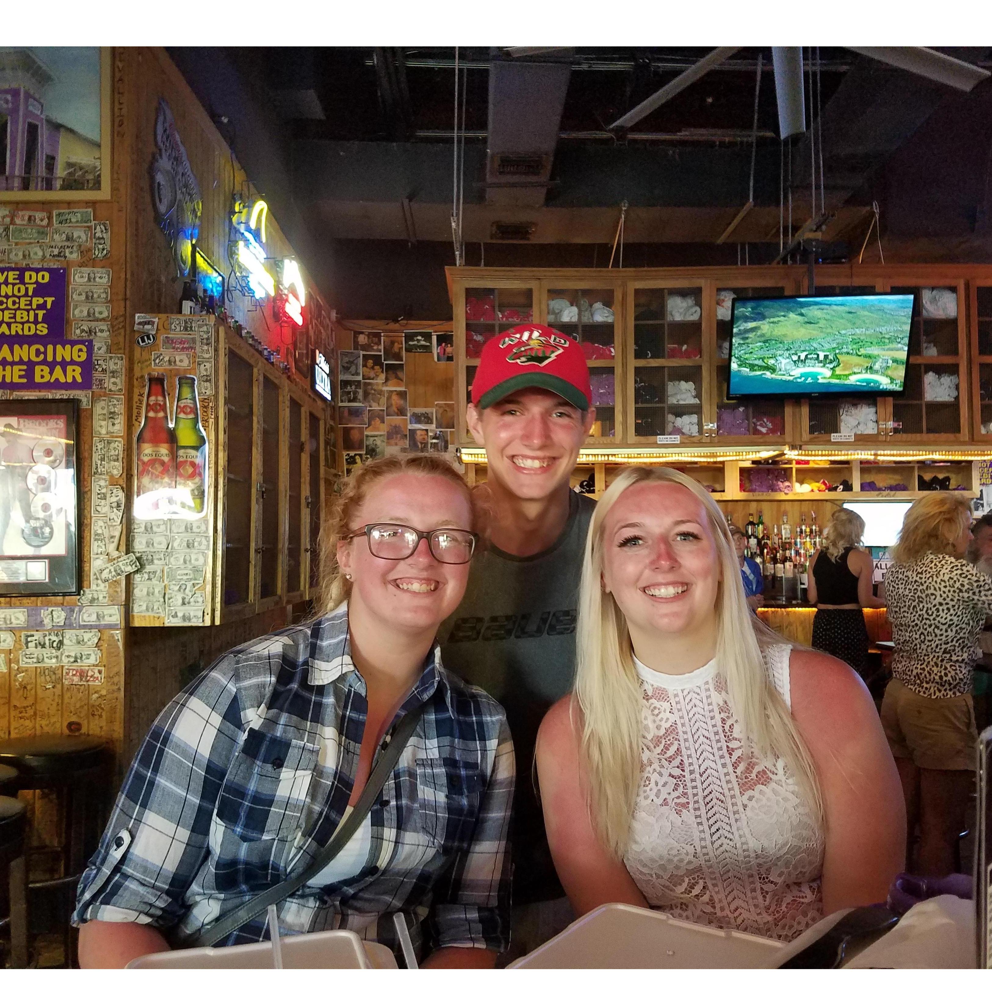 Kyla, Caleb, and Amanda.  Taken on our first family vacation to Florida together.