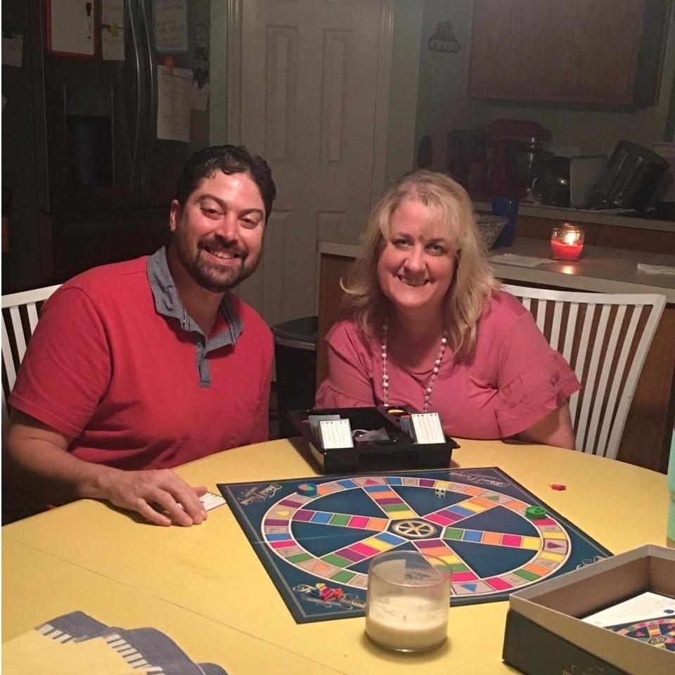 Our first game night...just friends, eh?