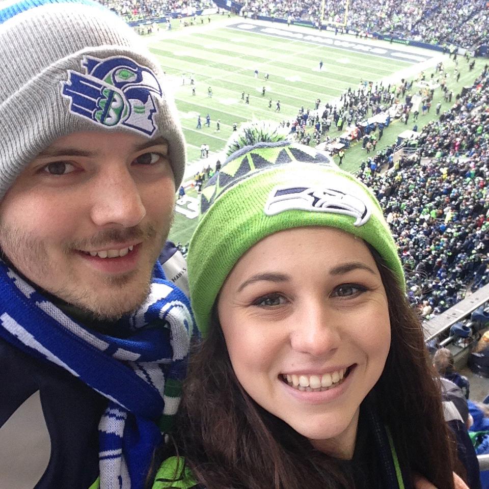 Seahawks game, Christmas Eve 2016