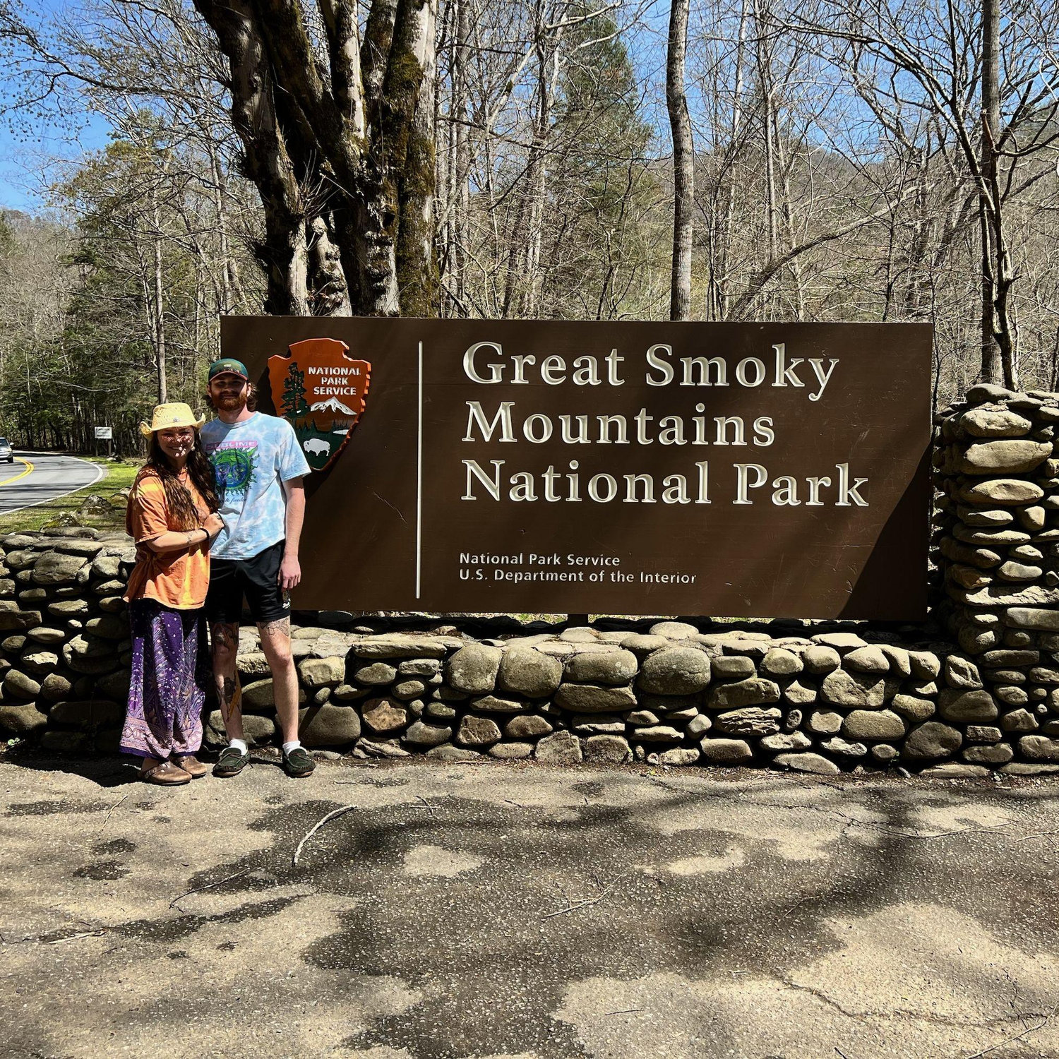 March 30, 2023: We made it to Great Smoky Mountains National Park. The weather was crazy in the mountains!