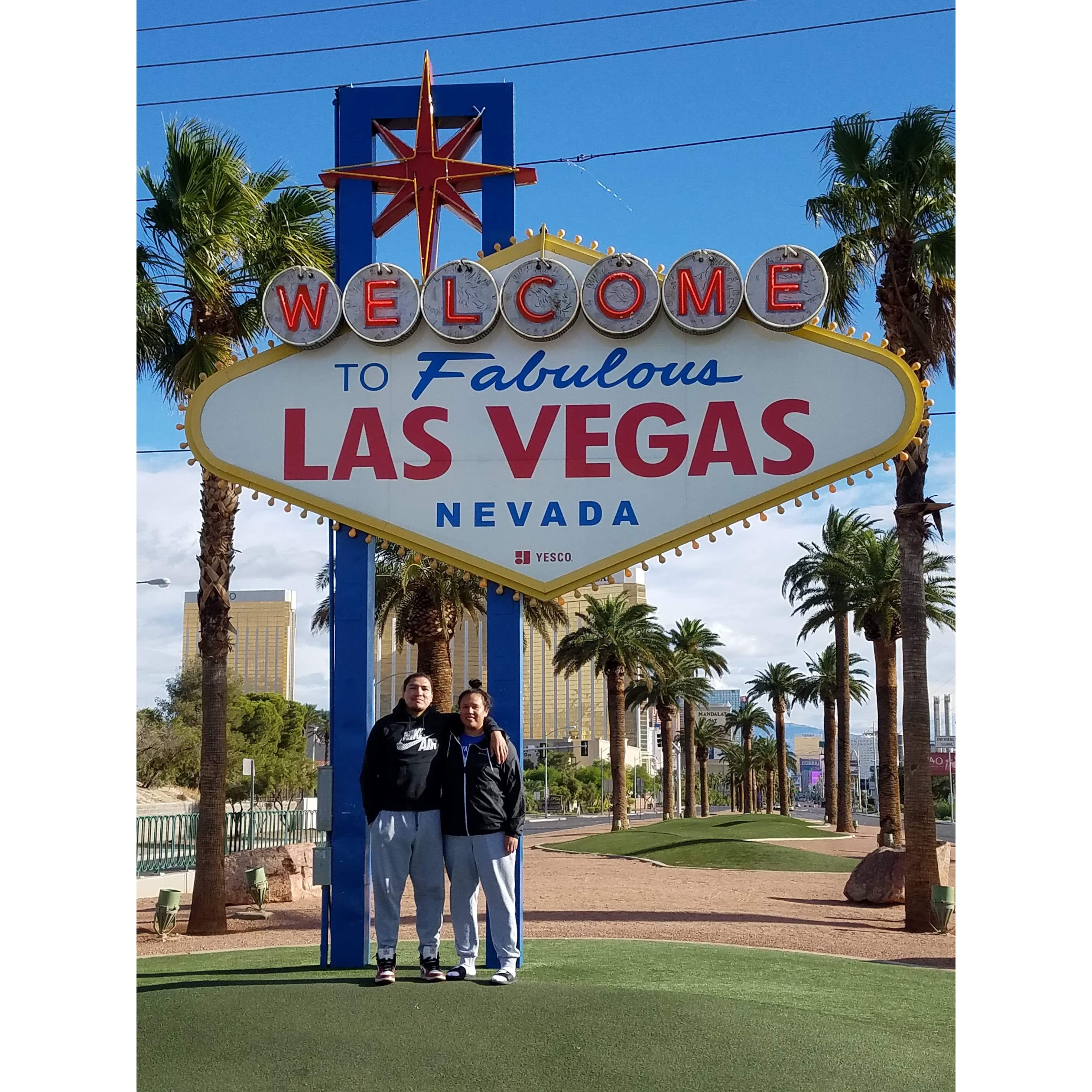 Another roadtrip, this time to Las Vegas. Channing's first time here :)