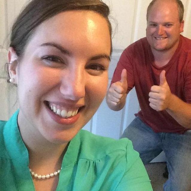 North Liberty, IA. Jon surprised Chelsea with a set of pearl earrings and necklace on her birthday.