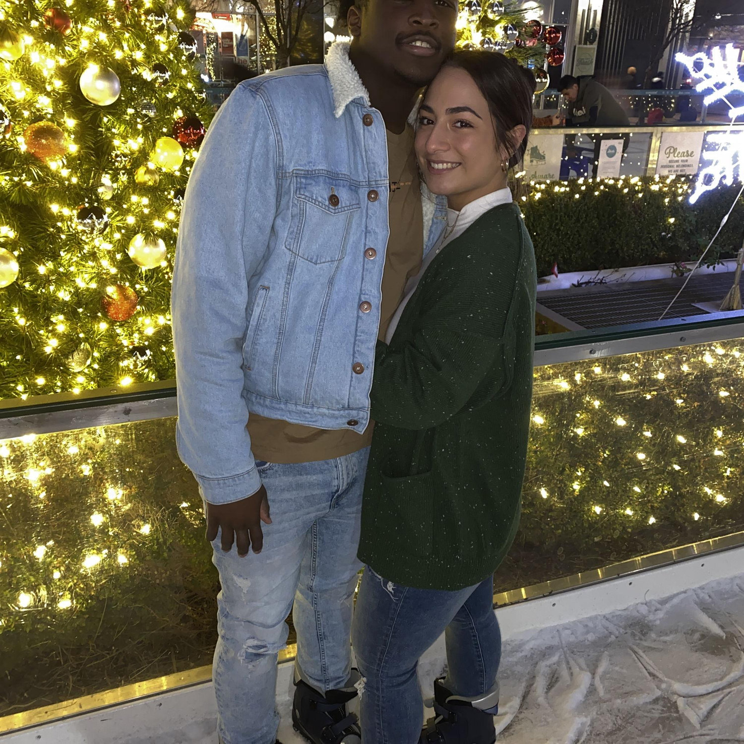 Ice Skating in Atlantic Station, 2021.