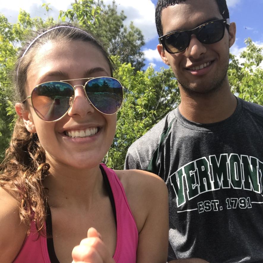 One of our first hiking dates!