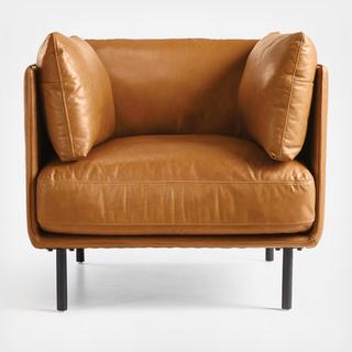 Wells Leather Accent Chair