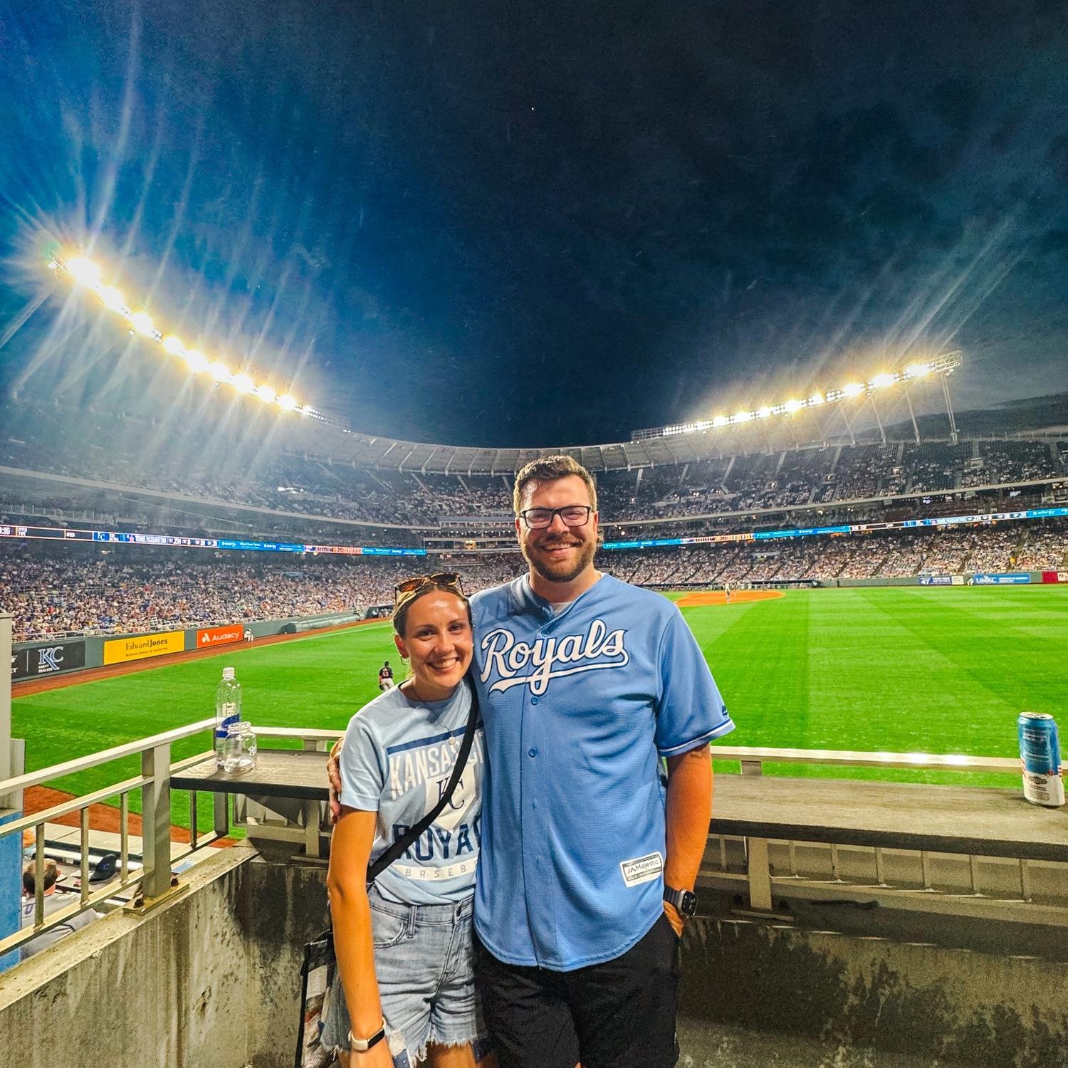 Royals game. They won!
