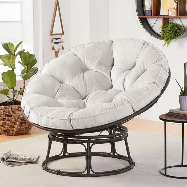 Better Homes & Gardens Papasan Chair, Pumice Gray