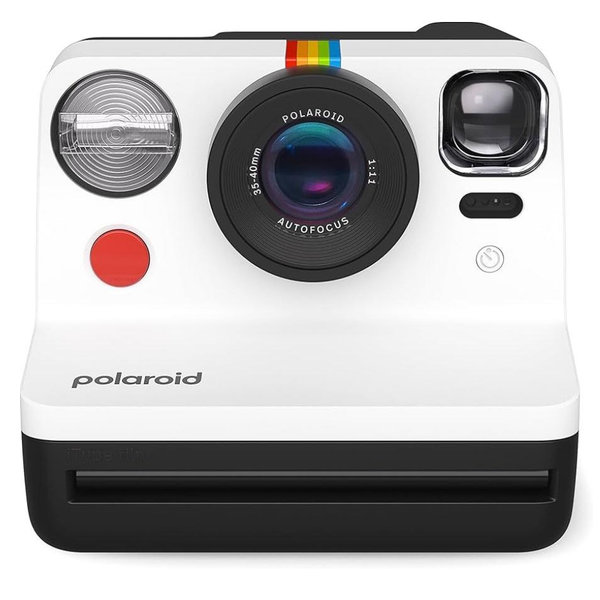 Polaroid Now 2nd Generation I-Type Instant Film Camera - Black & White (9072)