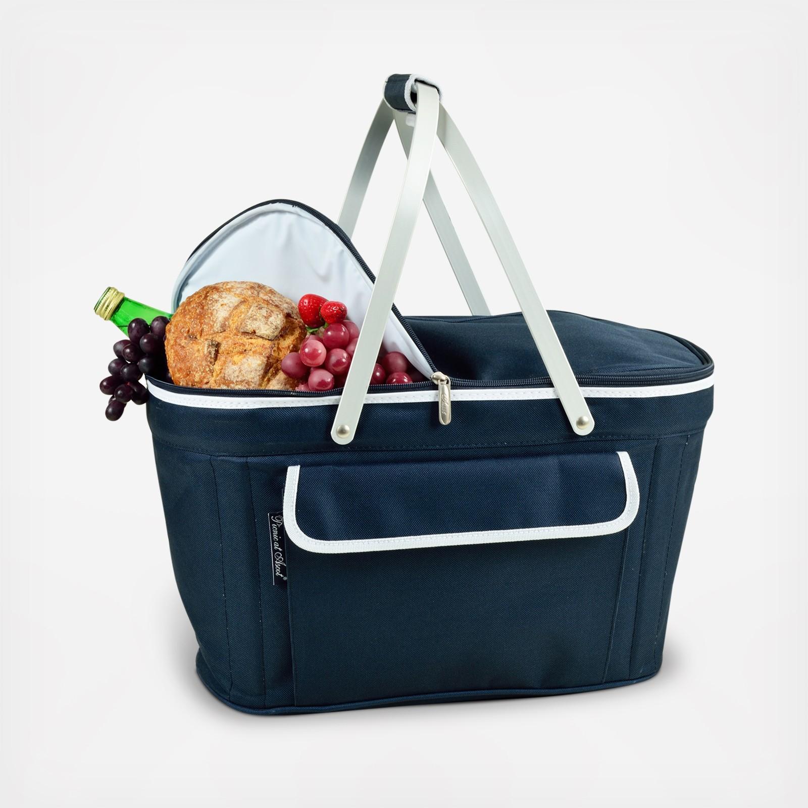 Picnic at Ascot Pie/Cake Carrier - Trellis Blue