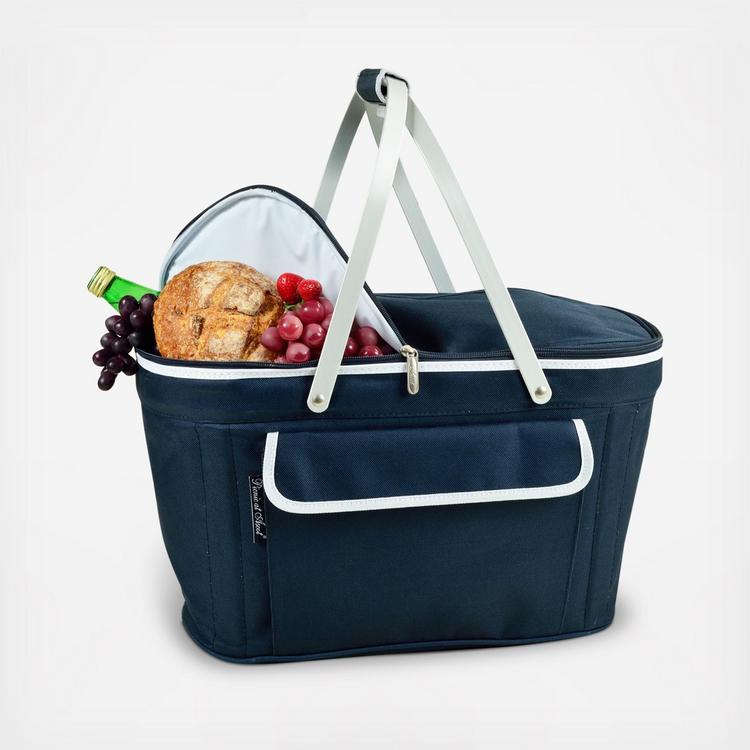 Picnic at Ascot Extra Large Insulated Cooler Bag - 30 Can Tote - Navy