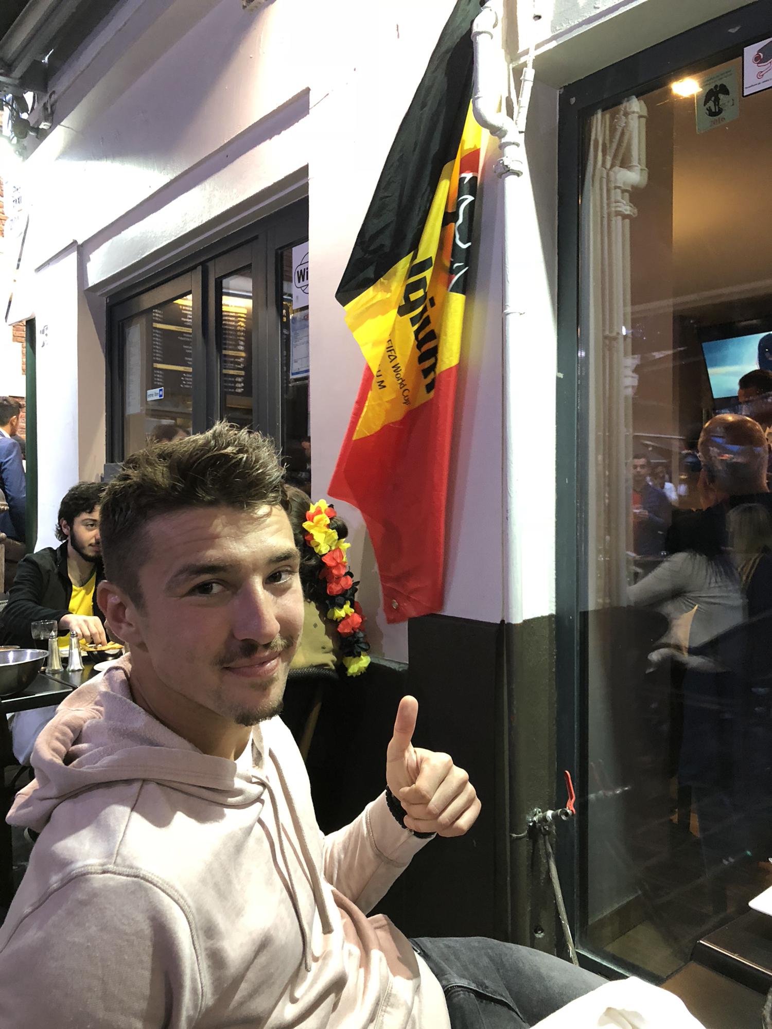 Brussels, Belgium

Watching Belgium play France in the 2018 World Cup