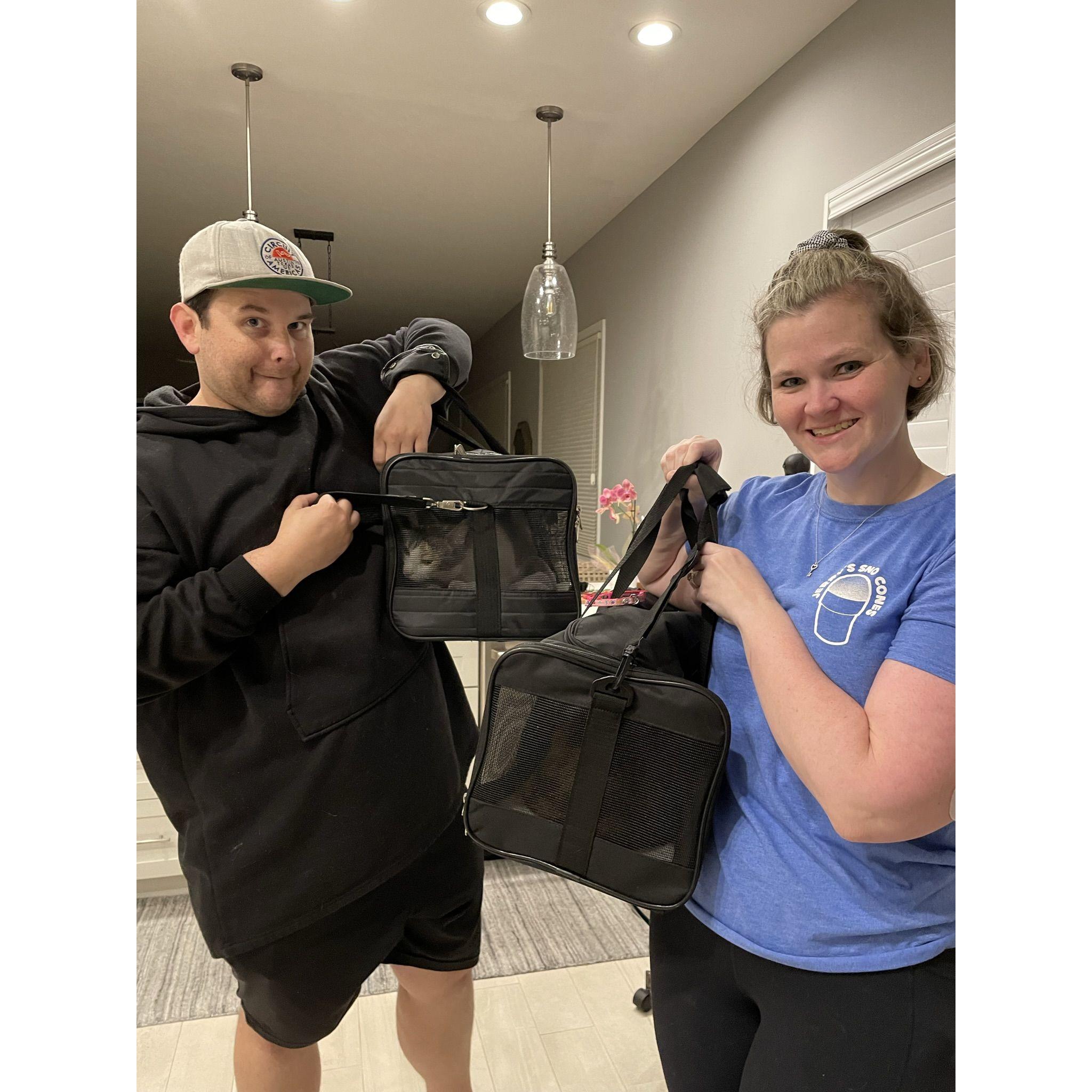 That time we moved to South Carolina with 2 cats...