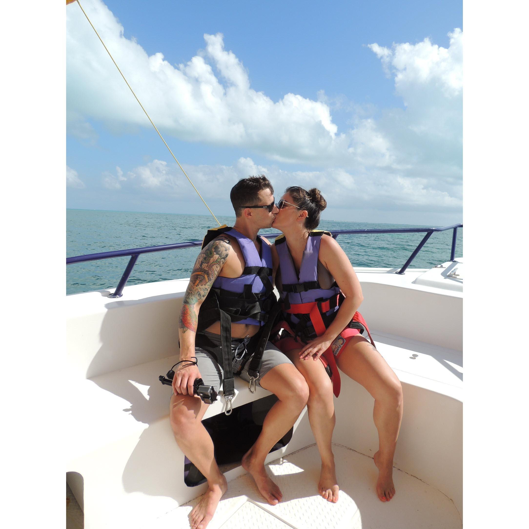 Saying yes, meant saying yes to conquering fears, including the worst - heights!