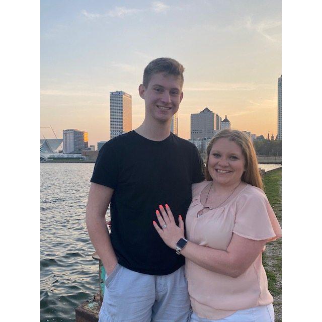 The day we got engaged!