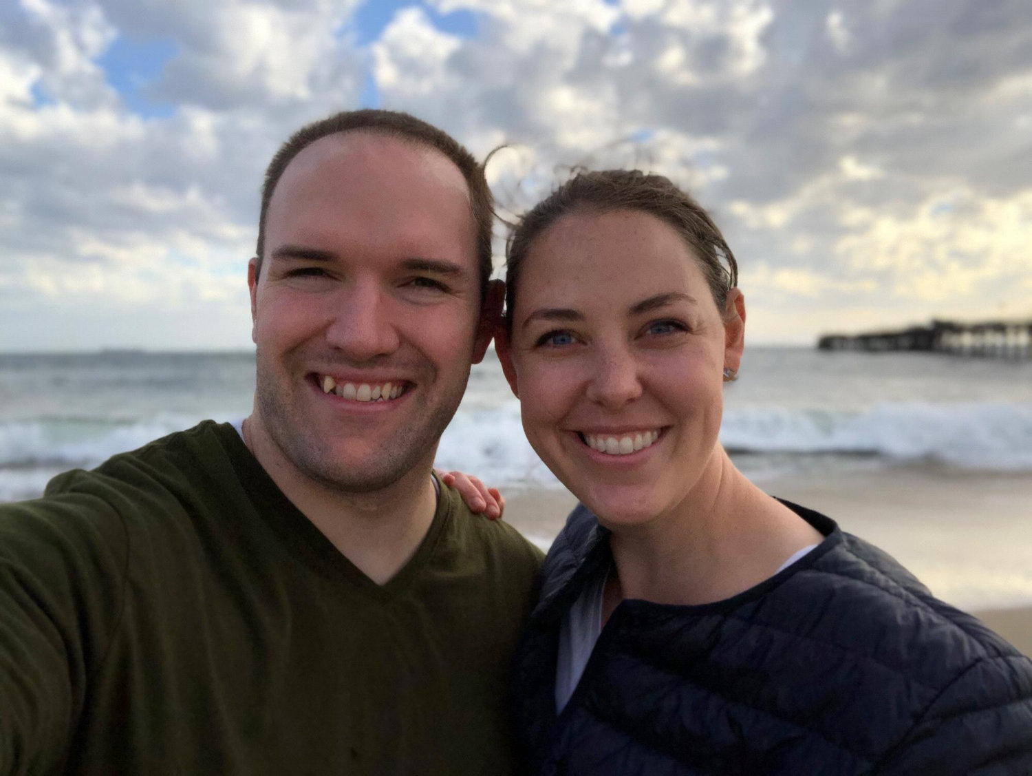 This was moments before going to Medieval Times in California. Walking on the beach together was great and everything but nothing compared to watching our knight win the favor of the queen.