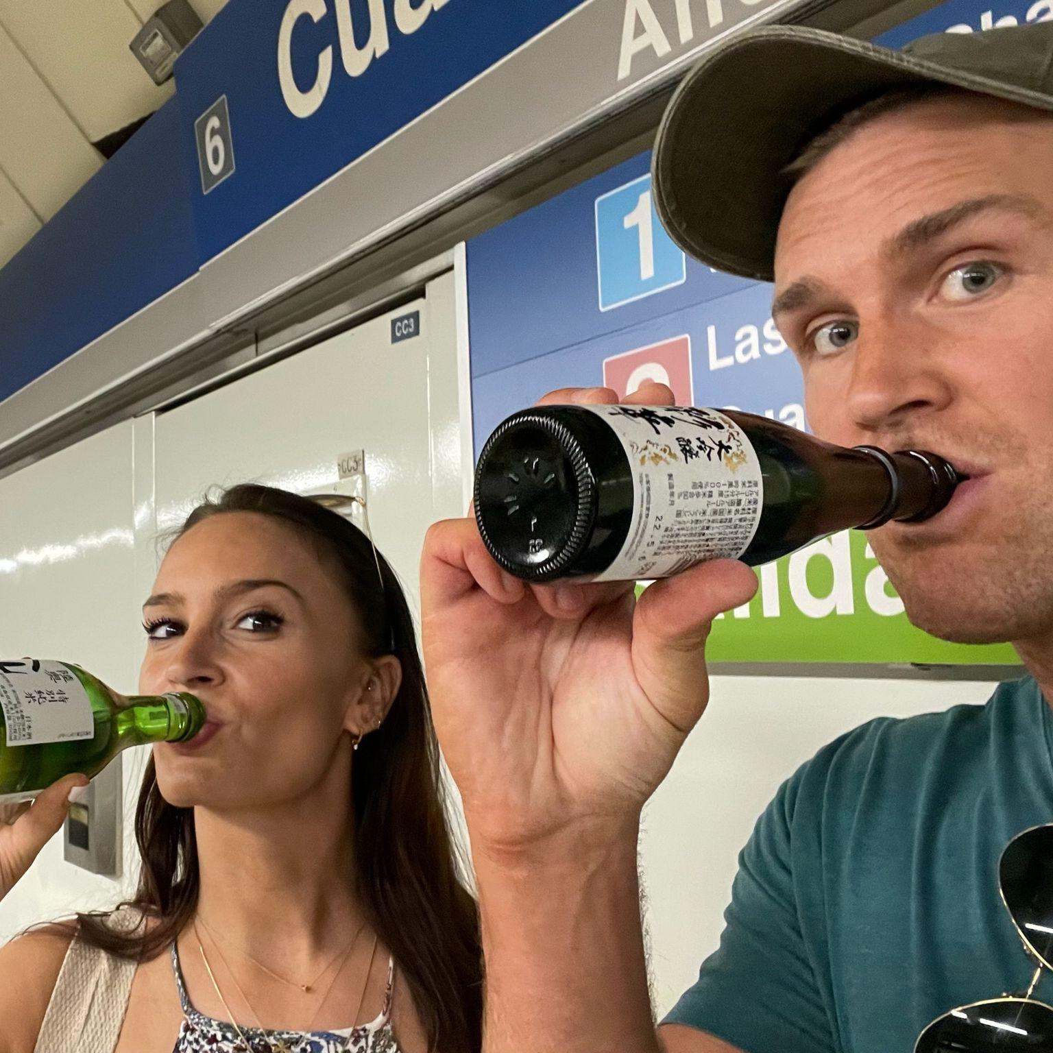 So multicultural! Sake in the Madrid metro