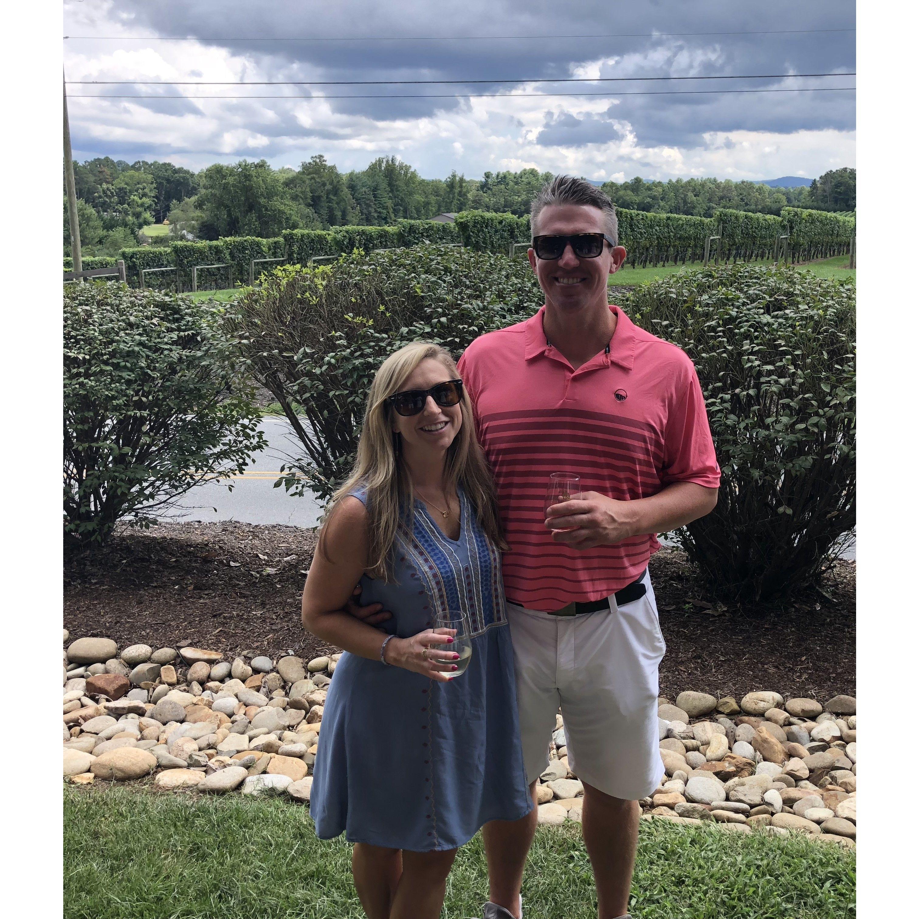 Burntshirt Vineyards Hendersonville, NC 2018