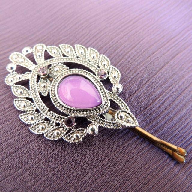 Antique Purple Hair Clip by Sara Attali