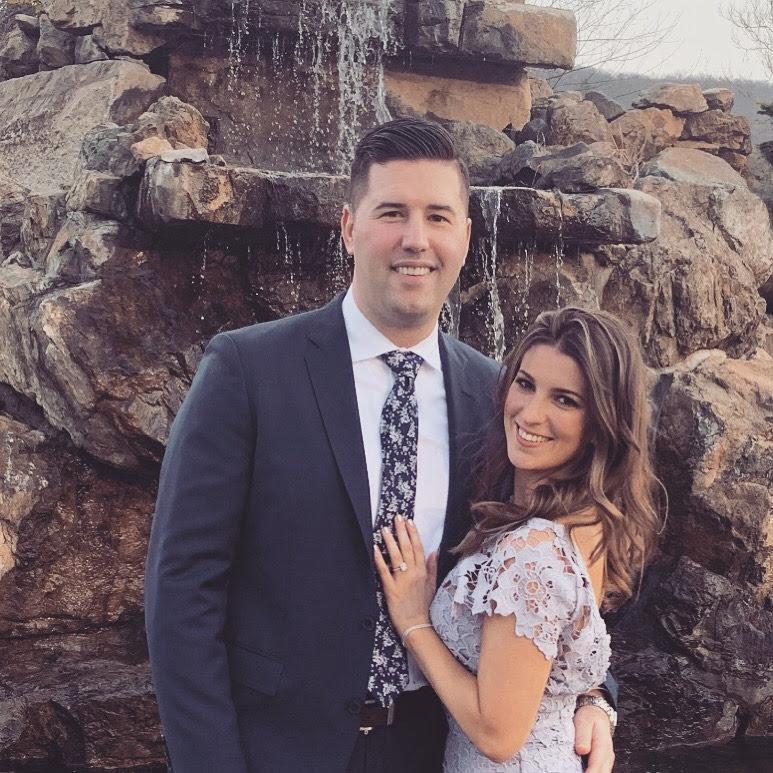 First time attending a wedding as an engaged couple! Friends John and Angela Liska were married March 30, 2019.