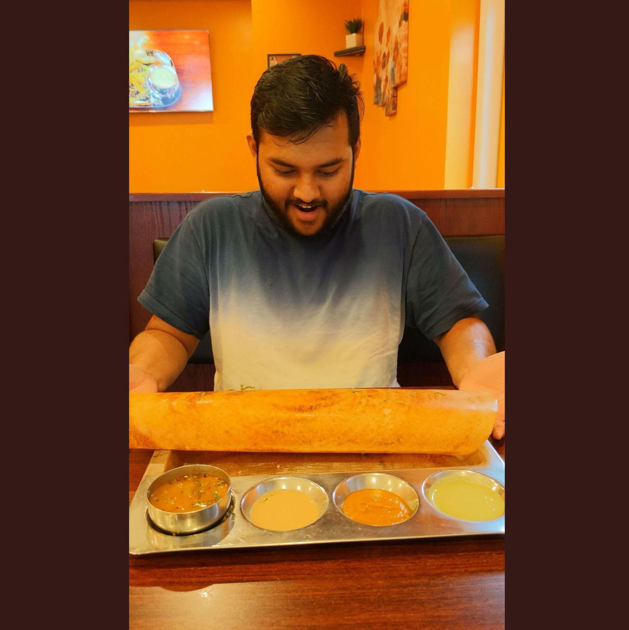 Our unofficial emergency plan: skip the fridge, go get dosa. Works every time.